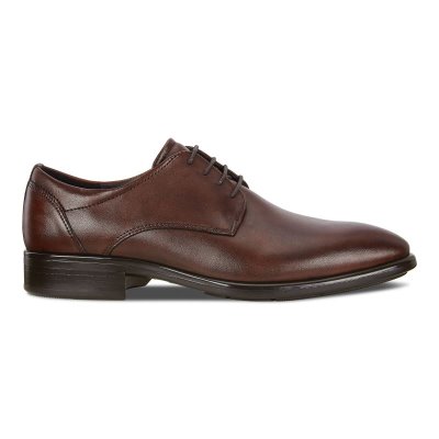 Ecco Citytray Plain Toe Business Sko Herre, Brune EWR1269