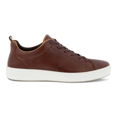 Ecco Soft 7 Craze Sneaker Herre, Mørke Rød EWR1511